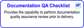 Documentation Quality Assurance Checklist