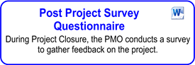 IT Post Project Survey Questionnaire