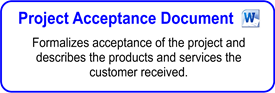 Project Acceptance Document