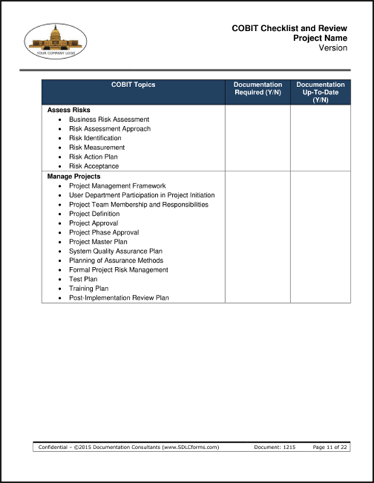 COBIT_Checklist_and_Review-P11-500
