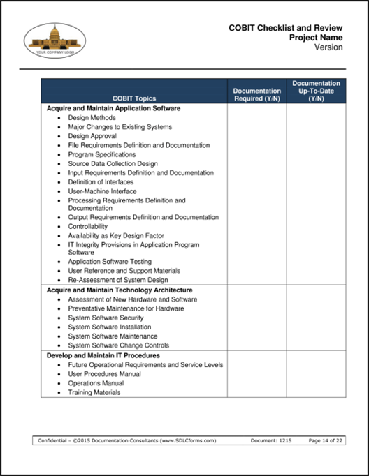 COBIT_Checklist_and_Review-P14-500