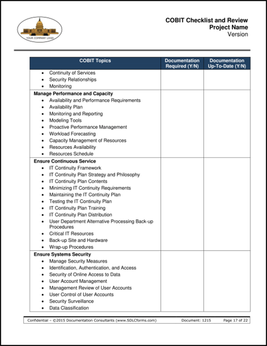 COBIT_Checklist_and_Review-P17-500