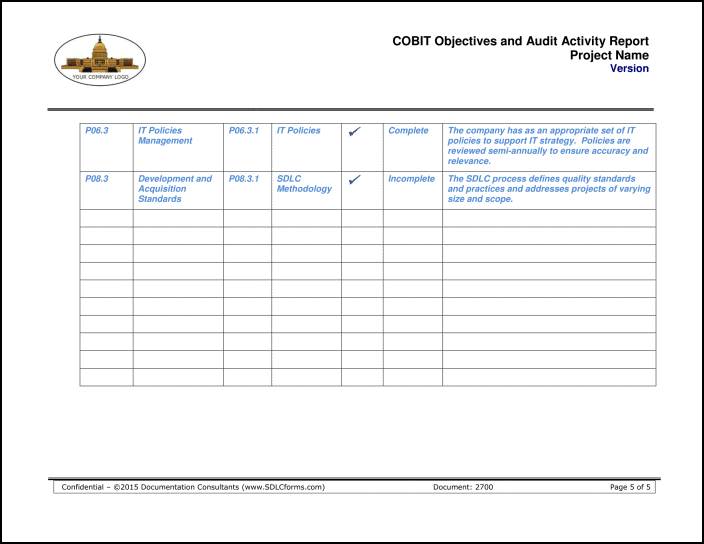 COBIT_Objectives_And_Activities_Report-P05-700